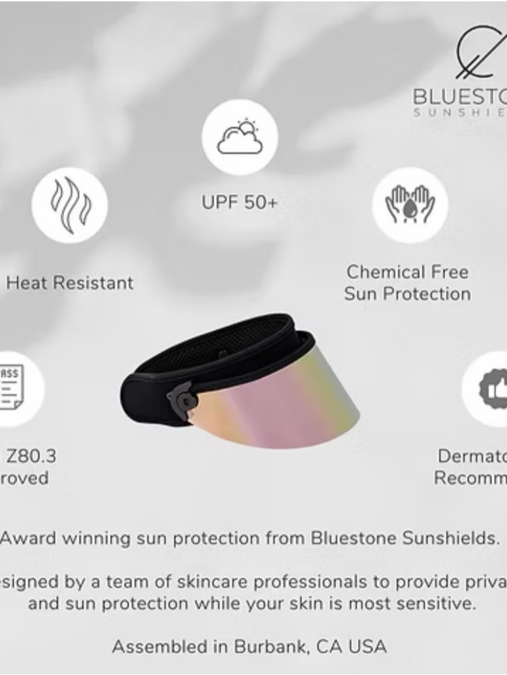 Bluestone SUNSHIELD - Shorty Lux (Rose Gold)